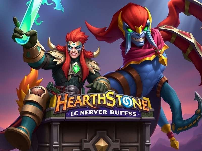 हार्थस्टोन कार्ड गेमप्ले दृश्य