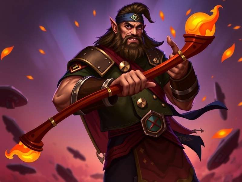 Hearthstone गेमप्ले स्क्रीनशॉट जिसमें फ़्रीज़ मेज पैलेडिन डेक दिख रहा है