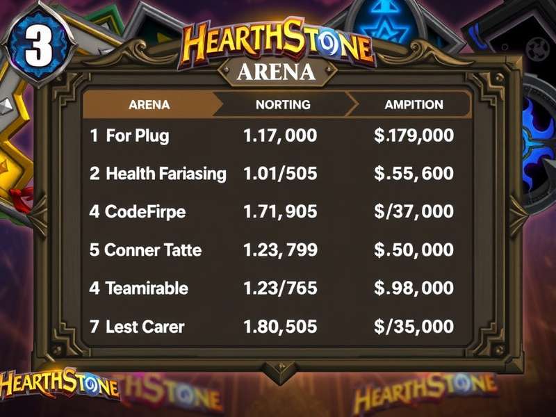 हर्थस्टोन एरिना टियर लिस्ट दिखाती हुई इमेज