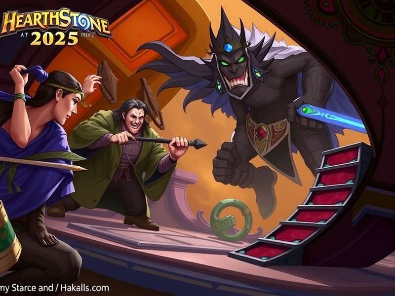 Hearthstone 2025 Black Temple Expansion Key Art