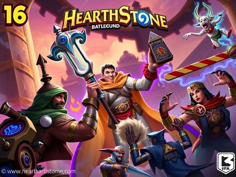 हीथस्टोन बैटलग्राउंड्स गेमप्ले स्क्रीनशॉट