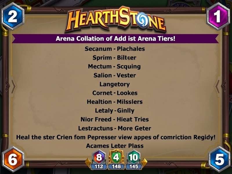 Hearthstone Arena Tier List Hindi Guide