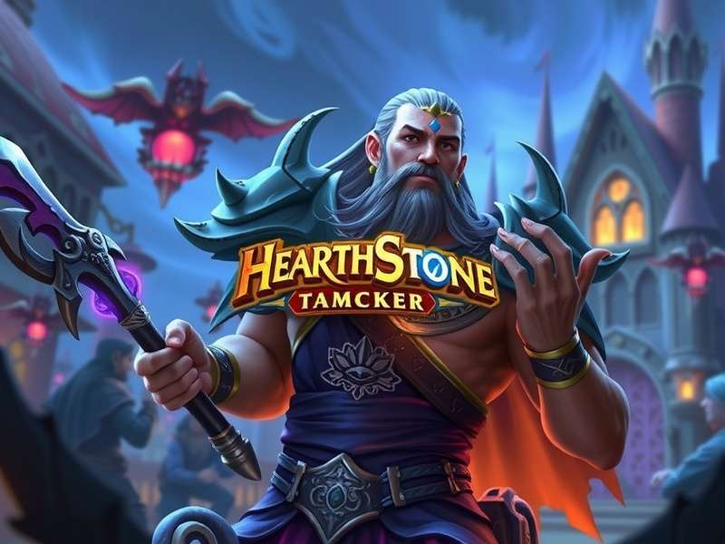 Hearthstone Tracker इंटरफेस दिखाता हुआ डैशबोर्ड