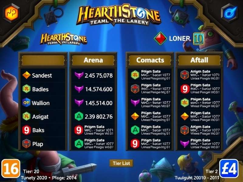 हीर्थस्टोन अखाड़ा टियर सूची 2024 विजुअलाइजेशन