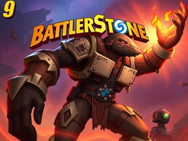 Hearthstone Battlegrounds Season 9 End Banner showing game characters and rankings