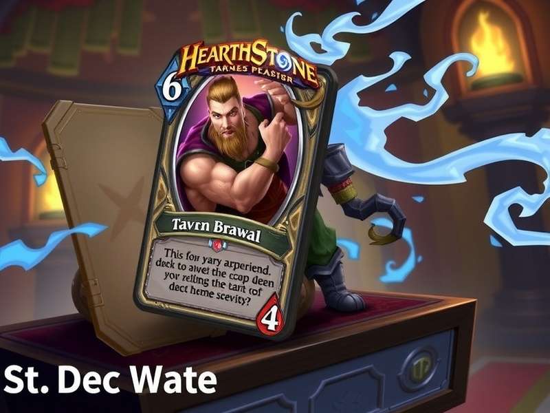 Hearthstone Tavern Brawl Deck Meta Strategy Interface