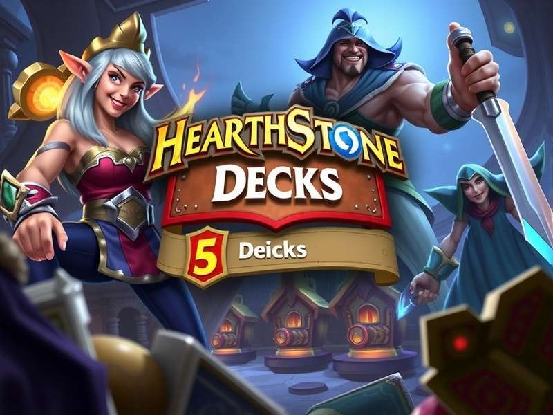 Hearthstone Meta Breakdown Infographic showing deck popularity and win rates