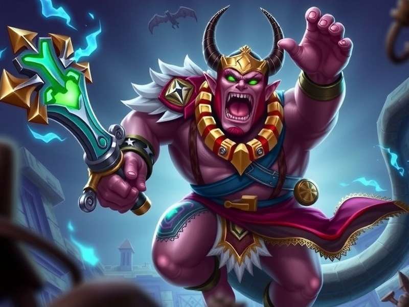 Hearthstone cards and gaming setup with Indian cultural elements