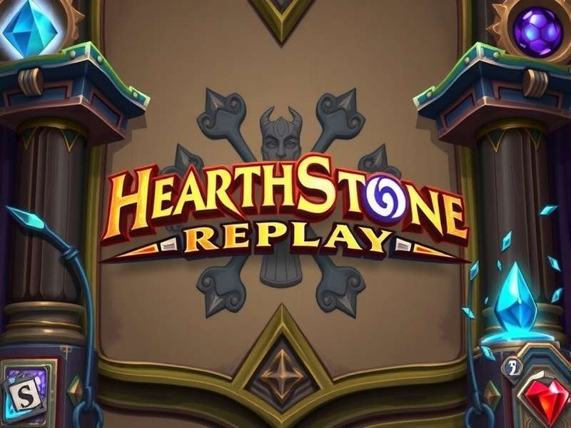 Hearthstone replay analysis interface showing game statistics and turn-by-turn breakdown