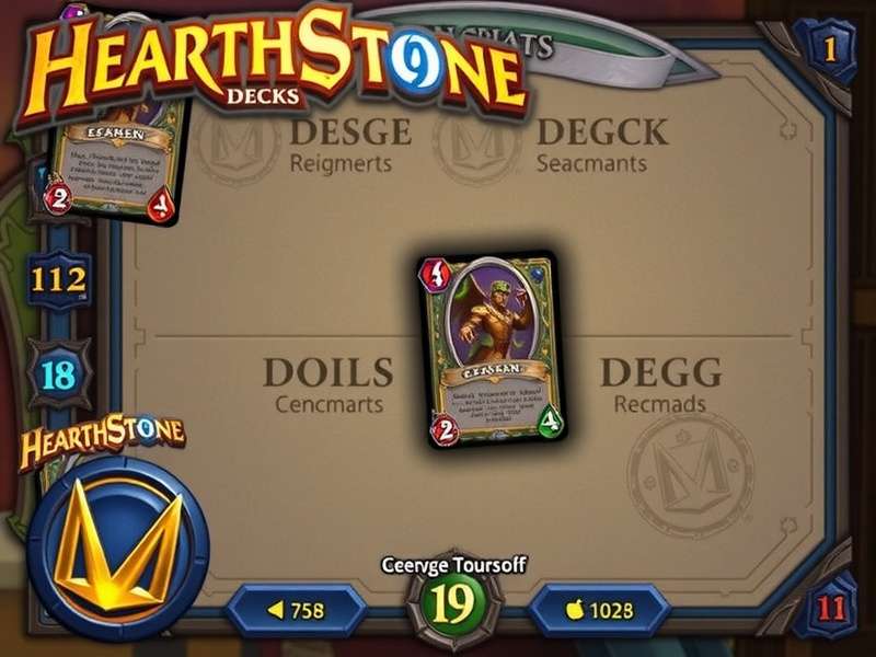 Hearthstone game screen showing a powerful Legend-ranked deck in action