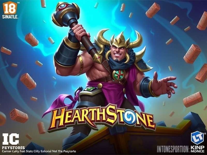 Hearthstone gameplay interface showing a card battle