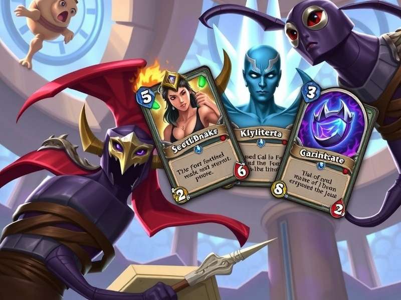 Hearthstone Cards collection showcase — legendary cards, spells, and minions from the Indian community hub