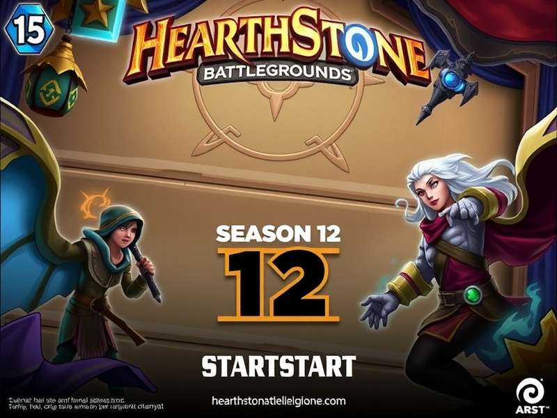 Hearthstone Battlegrounds Season 12 Start – New heroes, spells, and buddy system key art