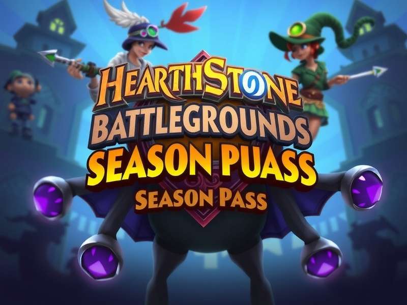 Hearthstone Battlegrounds Season Pass 2025 banner with Indian players celebrating victory