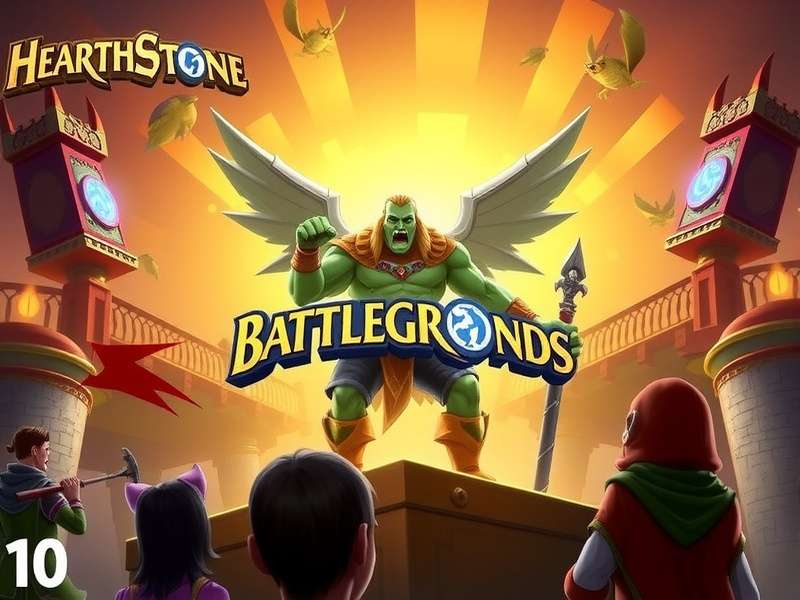 Hearthstone Battlegrounds Season 10 key art with Indian community twist