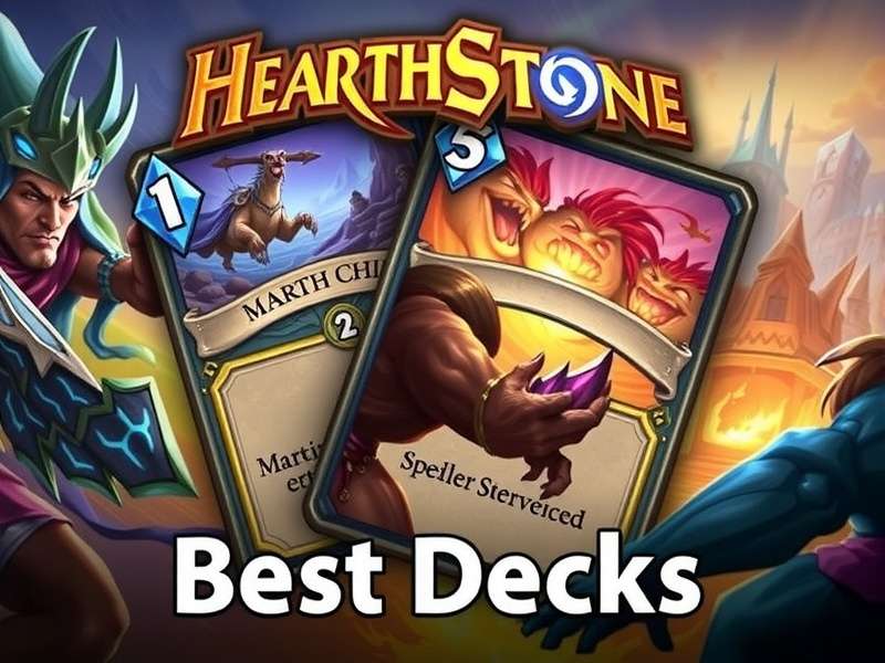 Hearthstone Best Decks 2025 – India Meta Guide featuring top tier decks like Face Hunter, Control Priest and Miracle Rogue